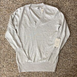 Cielo Gray V-Neck Sweater